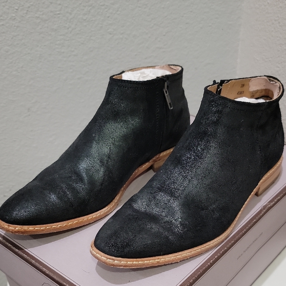 Hudson Shift Calf Black Boots